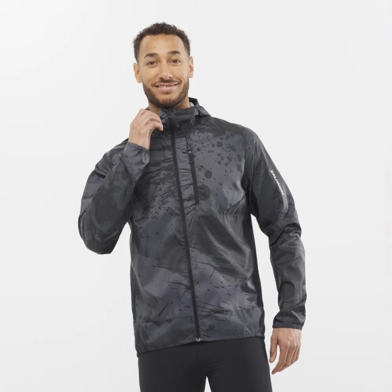 Salomon Bonatti Cross Men\'s Windbreaker Black | CA 23I7